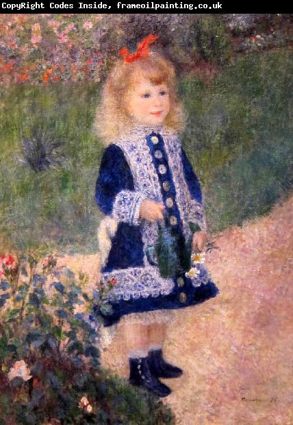 Pierre Auguste Renoir A Girl with a Watering Can